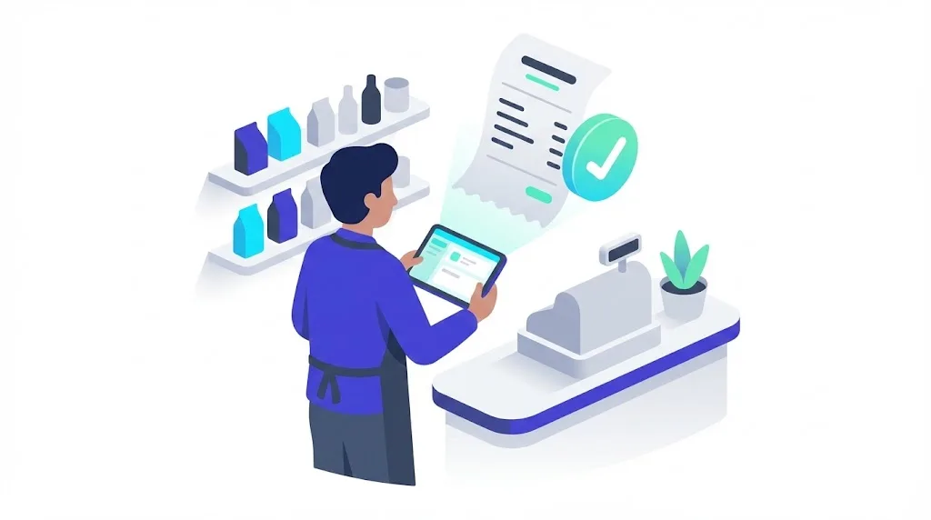 Emisión de boleta electrónica desde una tablet en Chile, con comprobante digital y verificación del SII